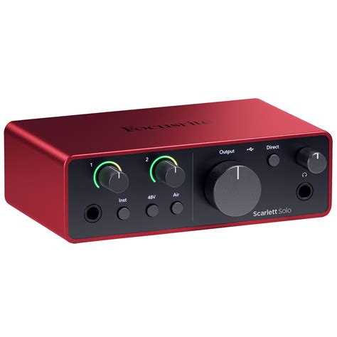 Focusrite Scarlett Solo 4th Gen USB Audio Interface,。